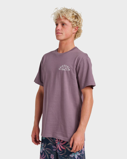 Quick Silver Sunrise Arch Classic T-shirt - Vintage Violet