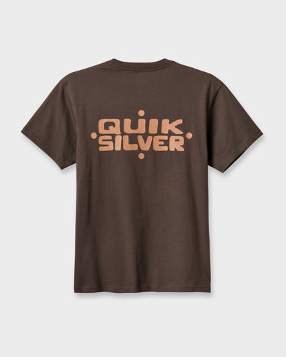 Quick Silver Primitive Scripture Classic T-shirt - Chocolate Brown