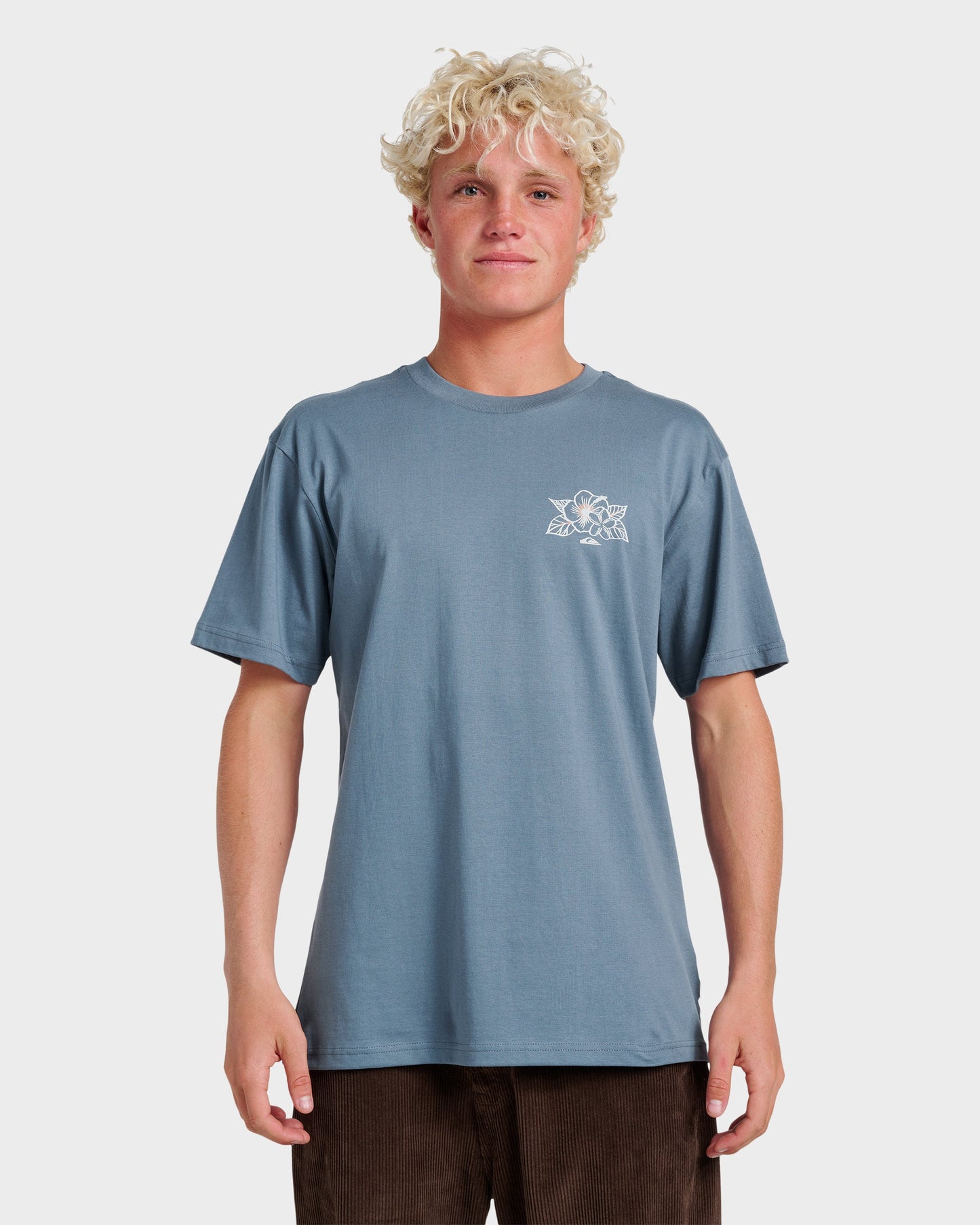 Quick Silver Floral Needs Classic T-shirt - China Blue