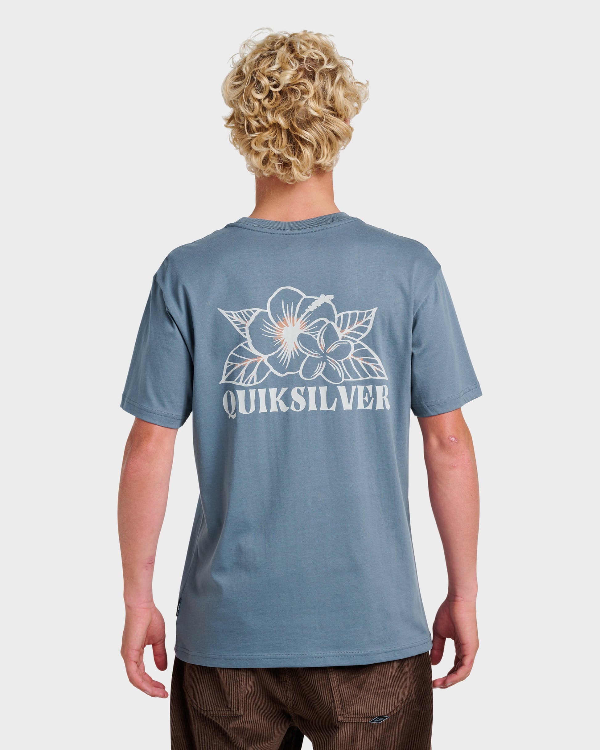 Quick Silver Floral Needs Classic T-shirt - China Blue
