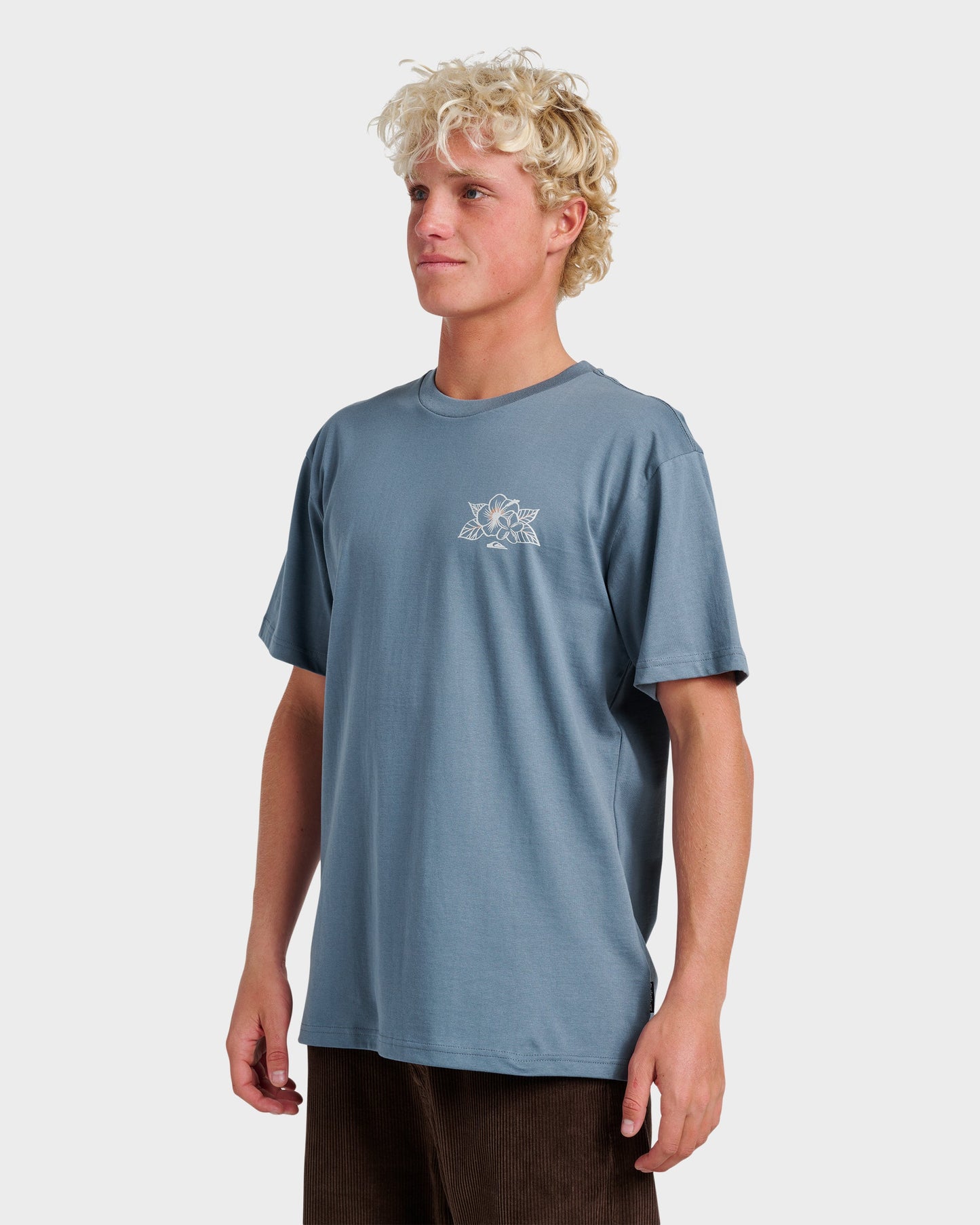 Quick Silver Floral Needs Classic T-shirt - China Blue