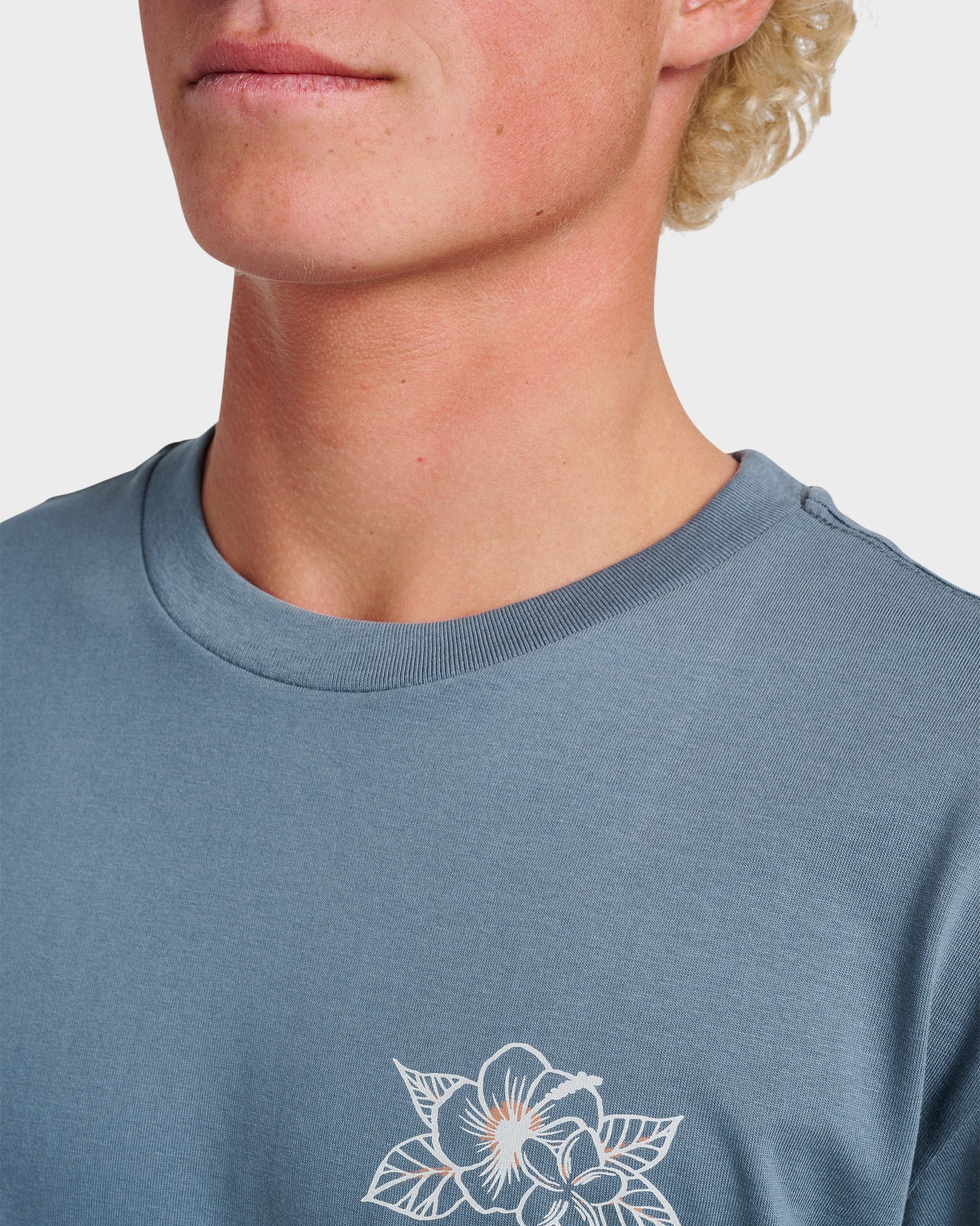 Quick Silver Floral Needs Classic T-shirt - China Blue