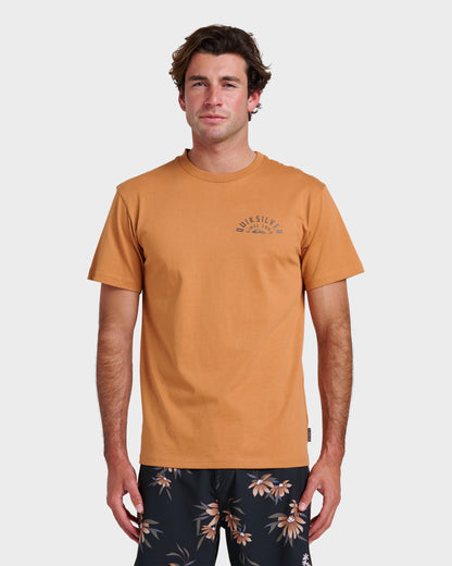 Quick Silver Sunrise Arch Classic T-shirt - Almond