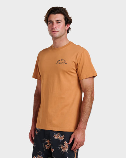 Quick Silver Sunrise Arch Classic T-shirt - Almond