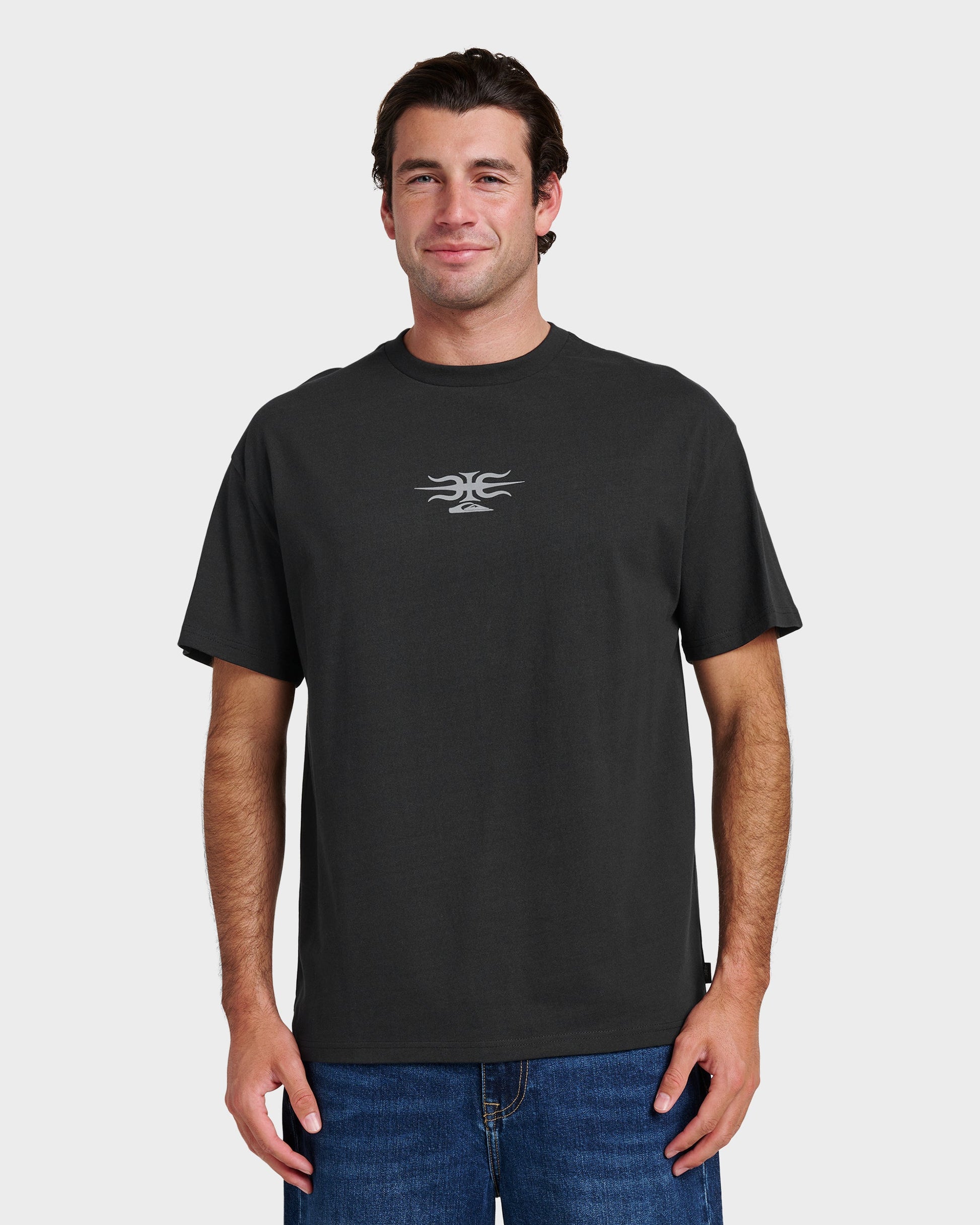 Quick Silver Stretch Tribal Mercury T-Shirt - Black