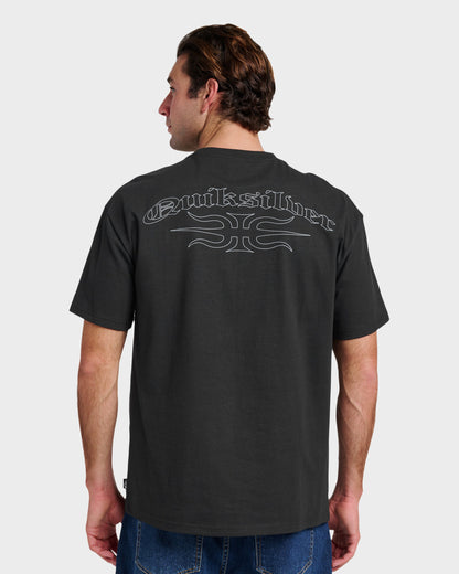 Quick Silver Stretch Tribal Mercury T-Shirt - Black