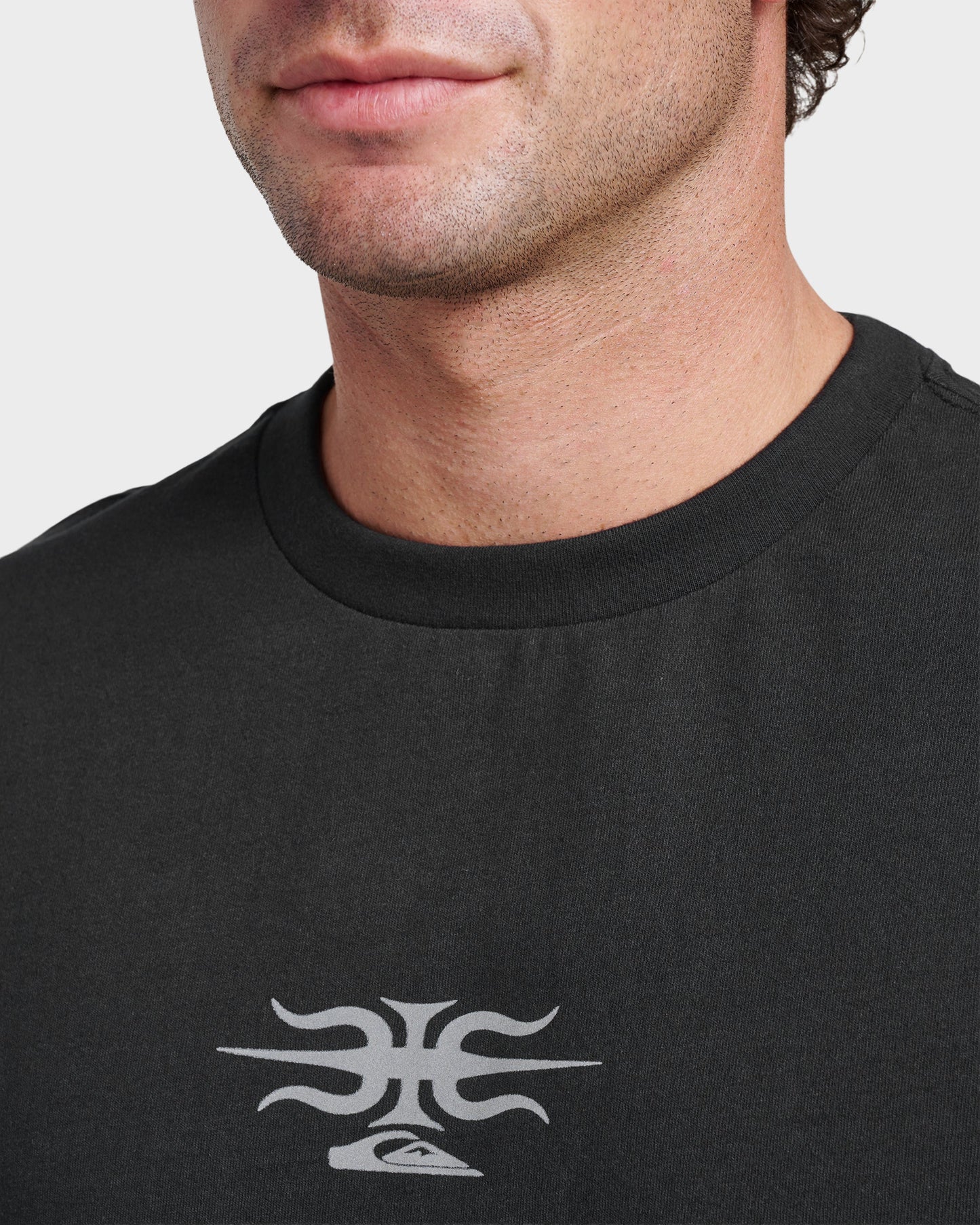 Quick Silver Stretch Tribal Mercury T-Shirt - Black