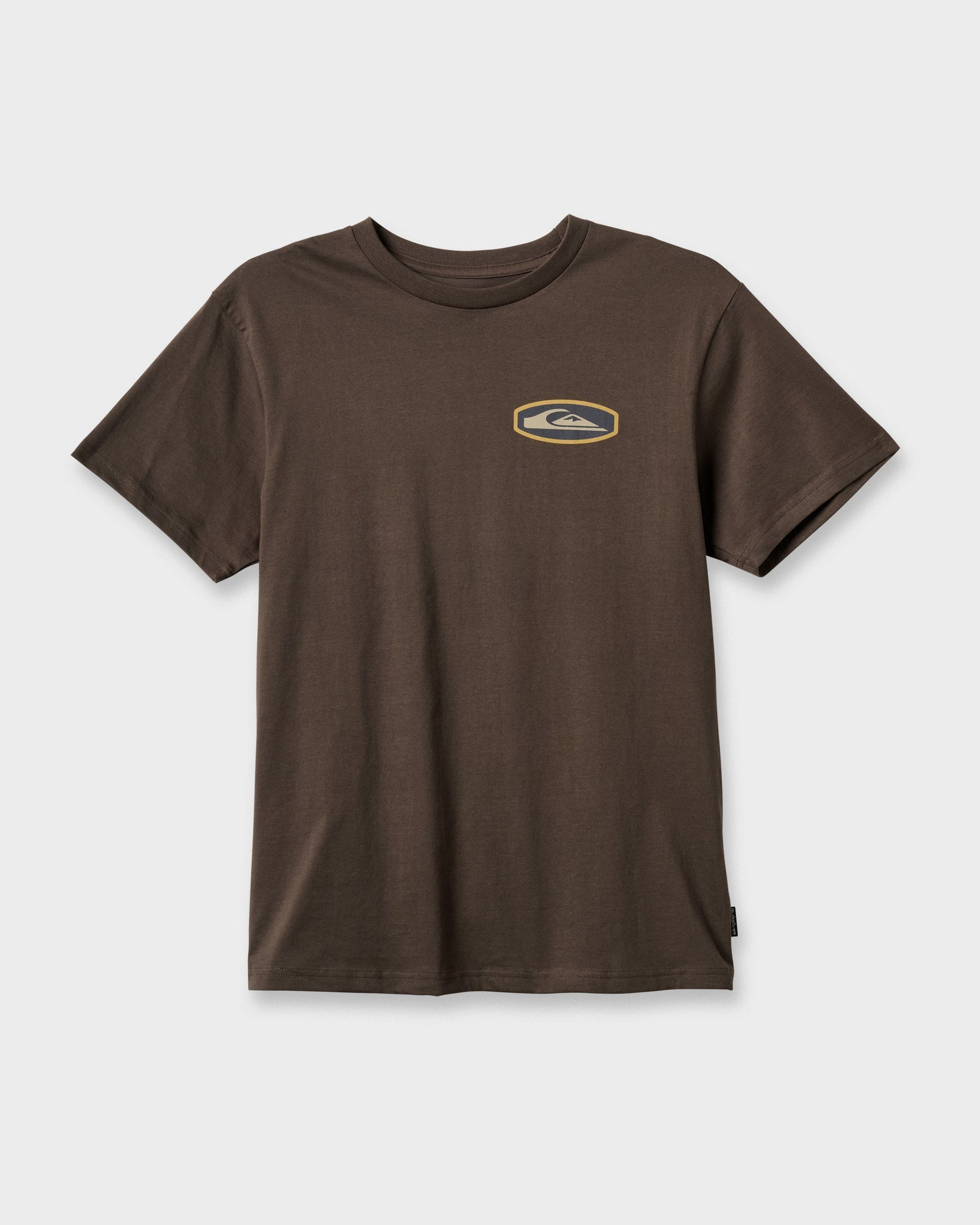 Quick Silver Stadium Emblem Classic T-shirt - Chocolate Brown