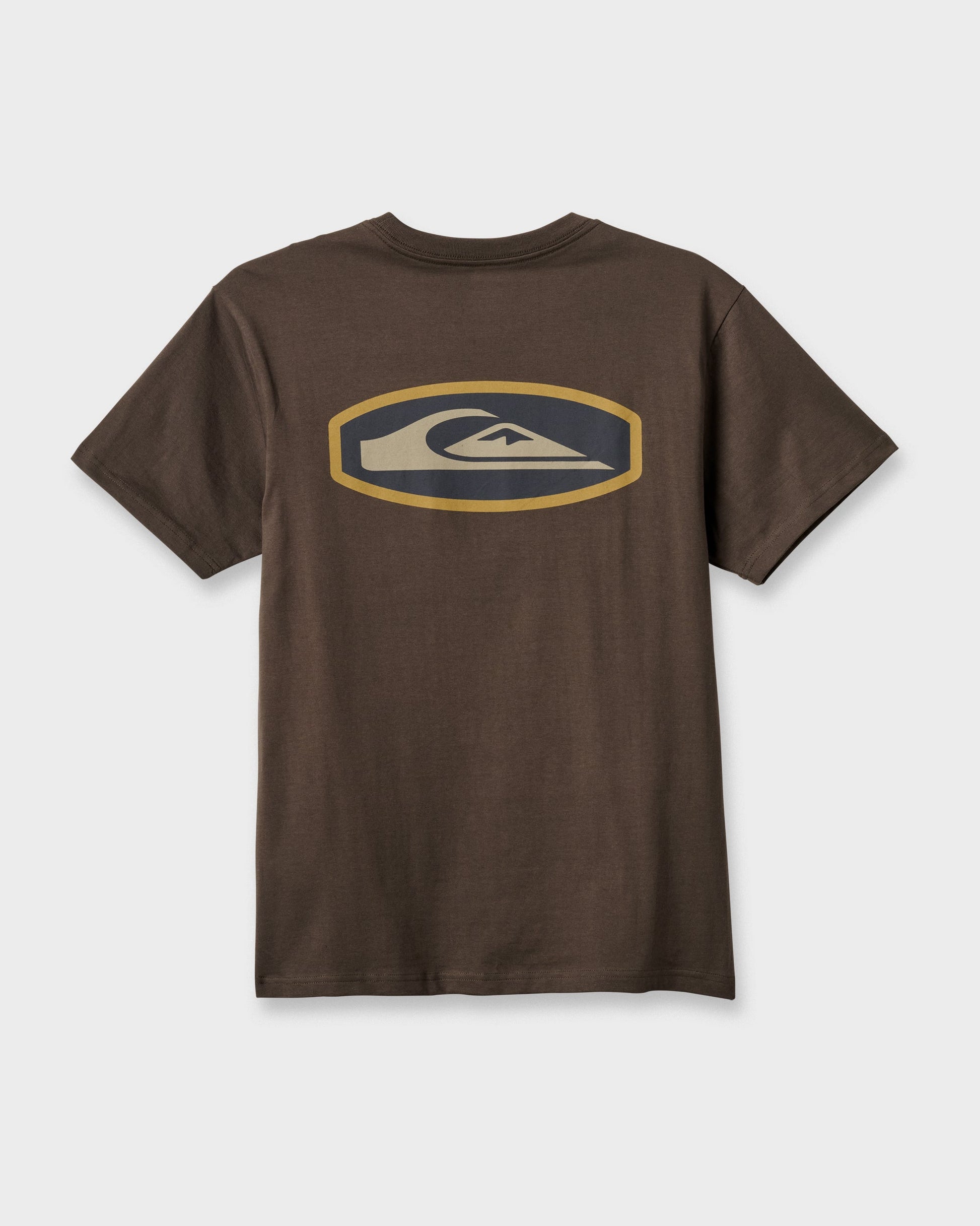 Quick Silver Stadium Emblem Classic T-shirt - Chocolate Brown
