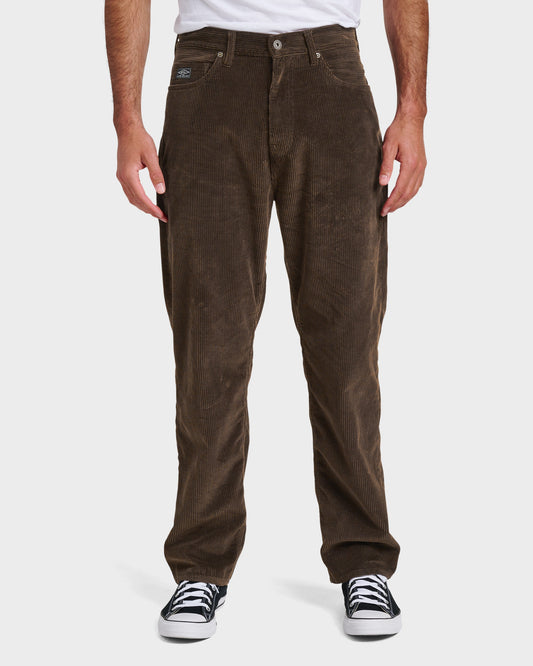 Quick Silver Landers Cord Pants - Chocolate Brown