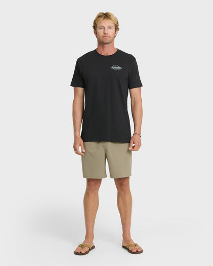 Quick Silver Cali Gold T-Shirt - Black