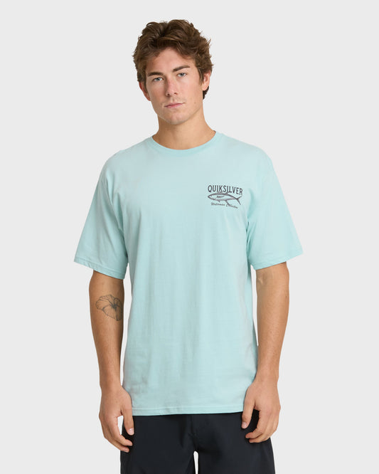 Quick Silver Waterman Deep Waters Classic T-shirt - Sterling Blue