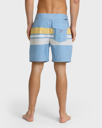 Quick Silver Original Straight Leg 18" Boardshorts - Ashley Blue