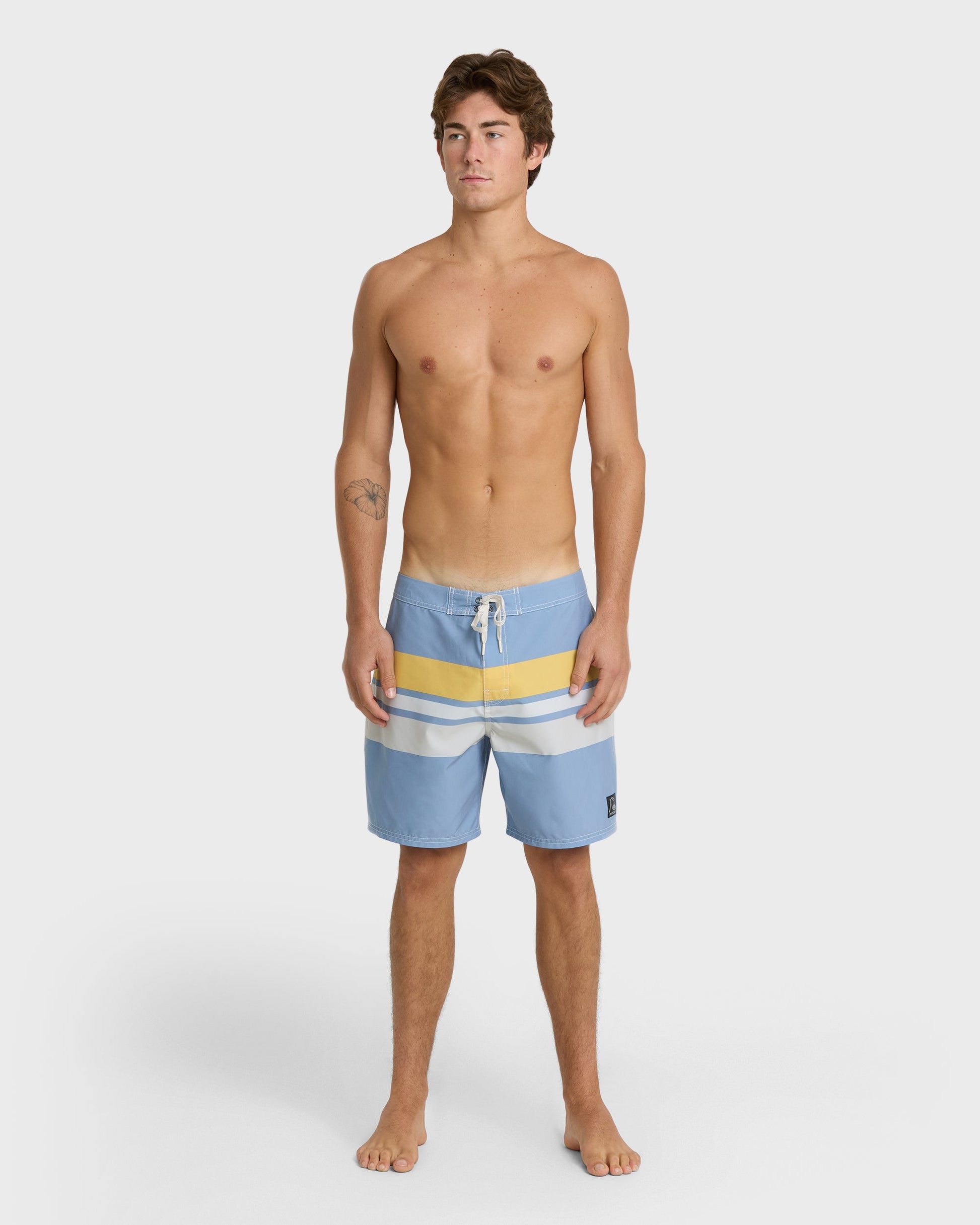 Quick Silver Original Straight Leg 18" Boardshorts - Ashley Blue