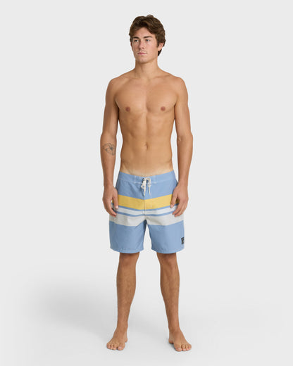Quick Silver Original Straight Leg 18" Boardshorts - Ashley Blue