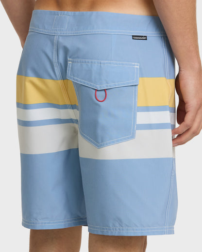 Quick Silver Original Straight Leg 18" Boardshorts - Ashley Blue