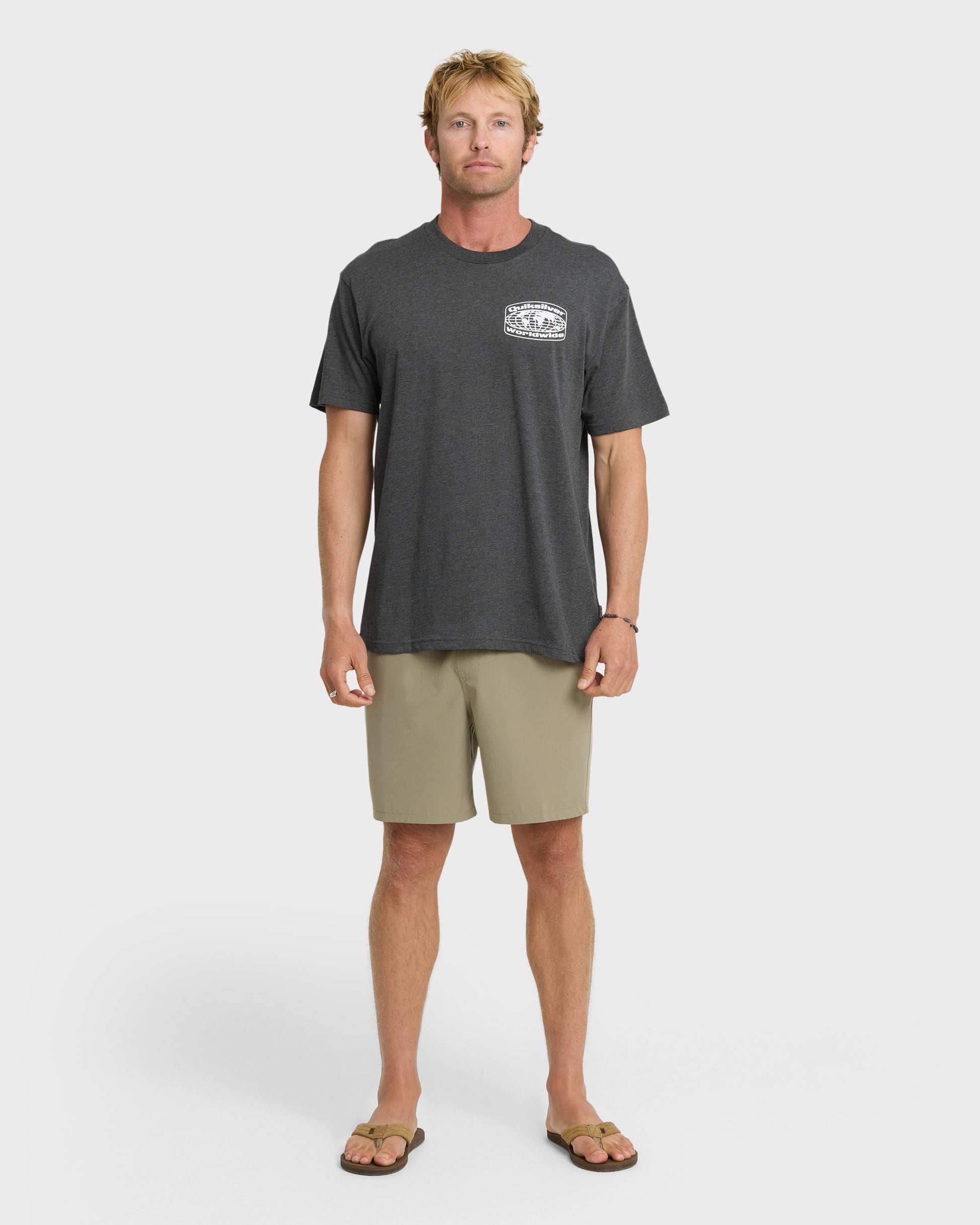 Quick Silver Global Local Classic T-shirt - Charcoal Heather