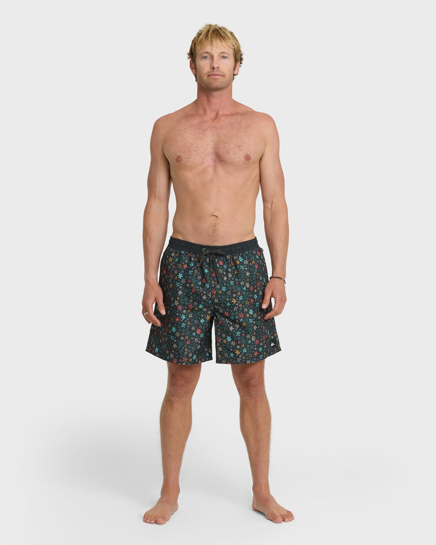 Quick Silver Everyday Ditsy Floral Swim Trunks - Black