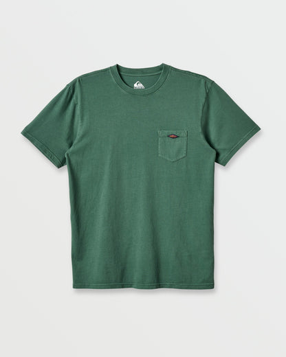 Quick Silver Saltwater Pocket Tee - Trekking Green