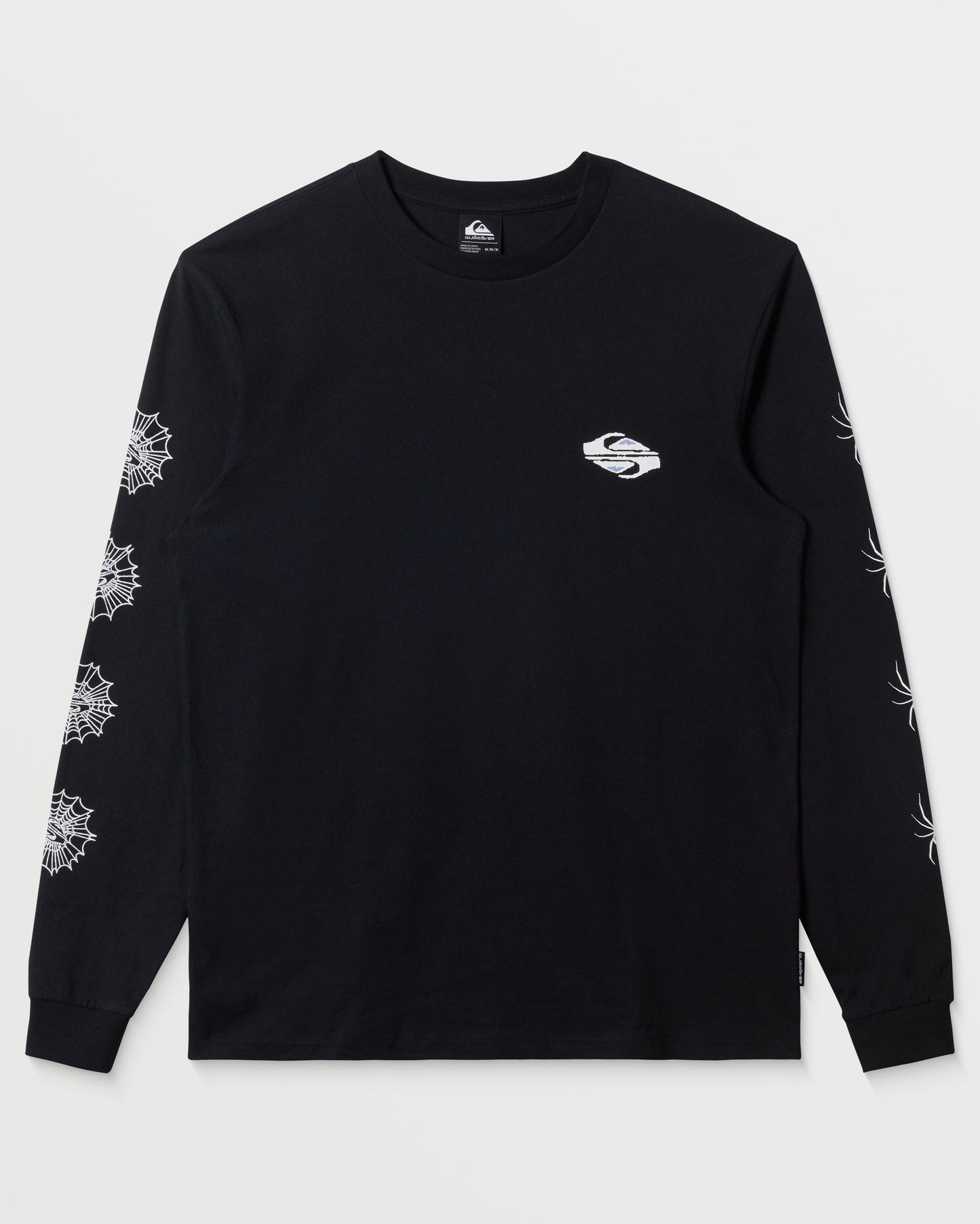 Quick Silver Webbed Long Sleeve T-Shirt - Black