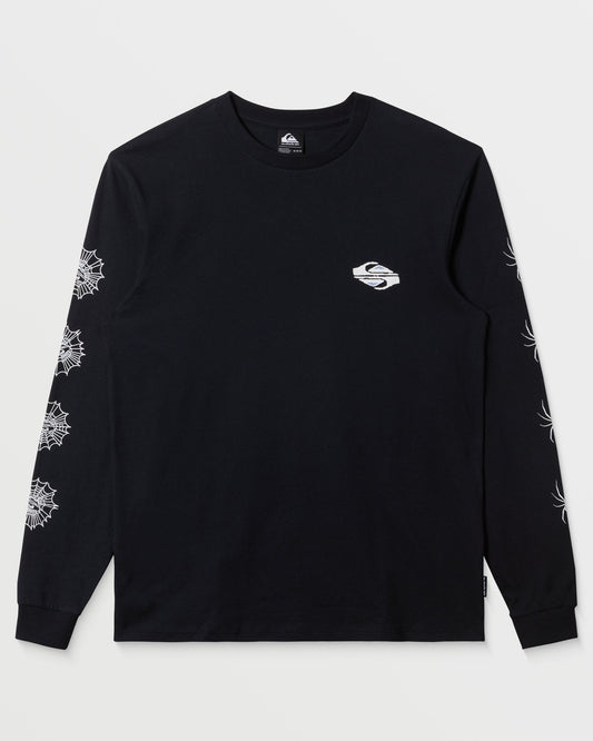 Quick Silver Webbed Long Sleeve T-Shirt - Black