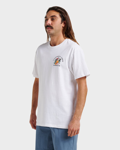 Quick Silver Ca California Vibes Classic T-shirt - White