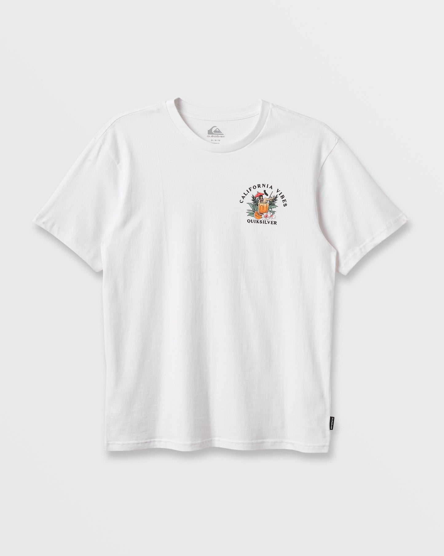 Quick Silver Ca California Vibes Classic T-shirt - White