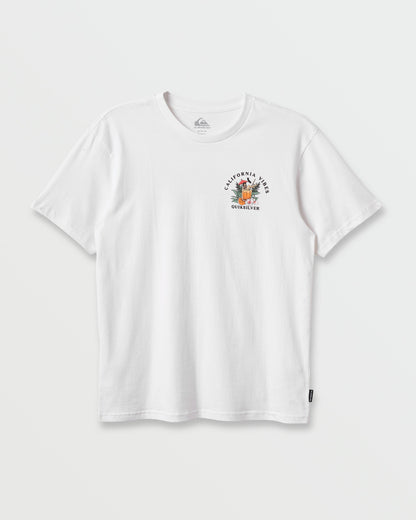 Quick Silver Ca California Vibes Classic T-shirt - White