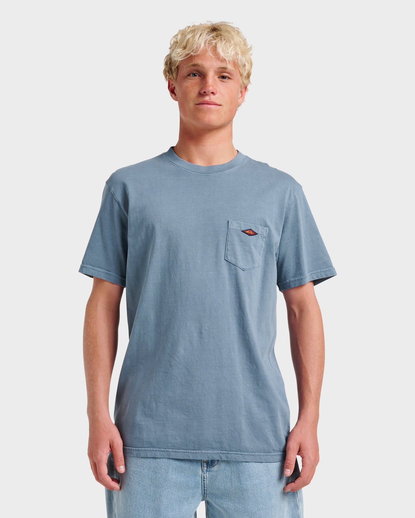 Quick Silver Saltwater Pocket Tee - China Blue