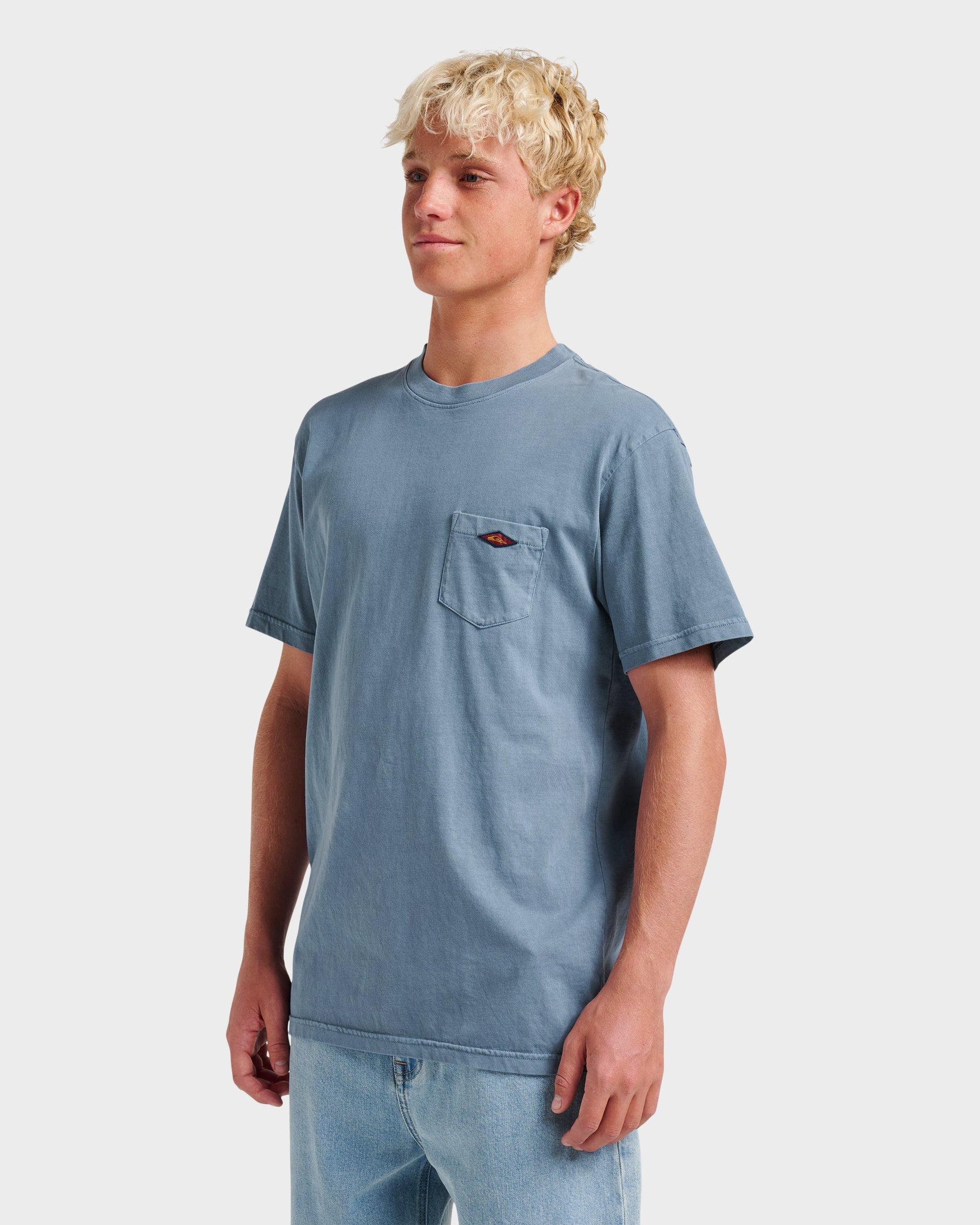 Quick Silver Saltwater Pocket Tee - China Blue
