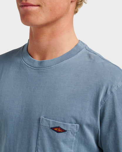 Quick Silver Saltwater Pocket Tee - China Blue