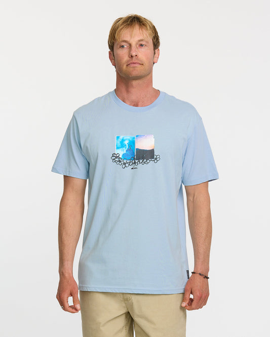 Quick Silver Blue Baloon Classic T-shirt - Skyway