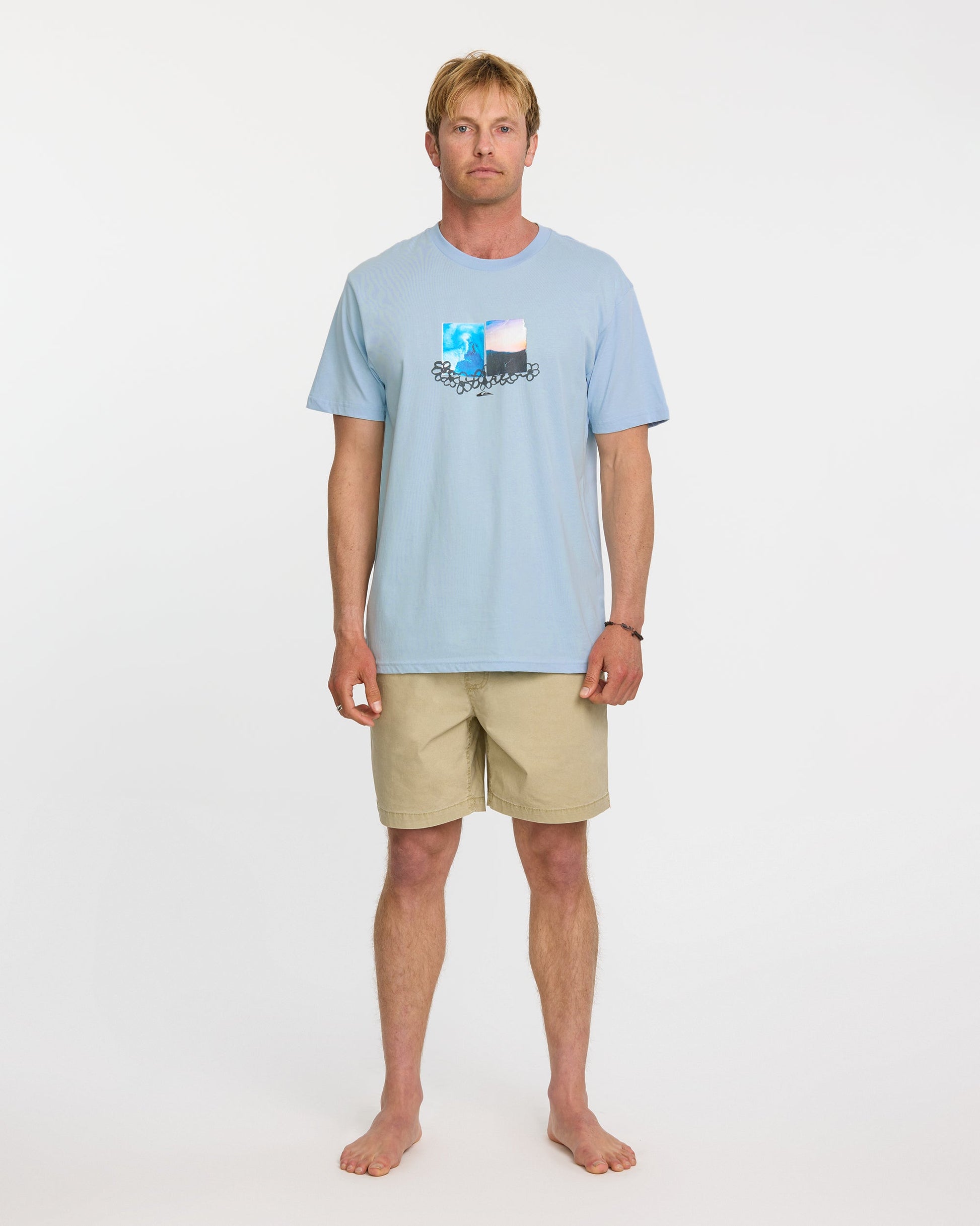 Quick Silver Blue Baloon Classic T-shirt - Skyway