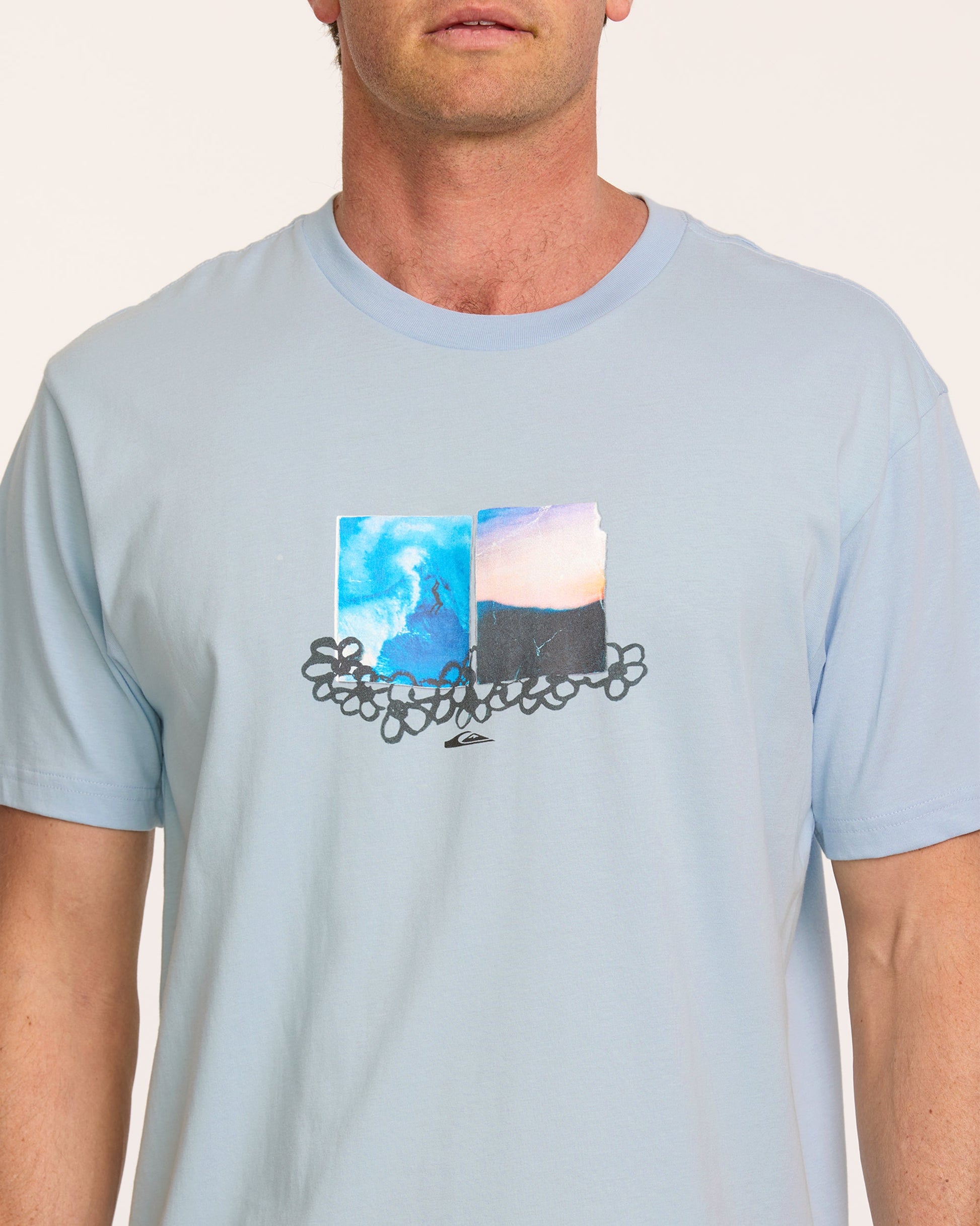 Quick Silver Blue Baloon Classic T-shirt - Skyway