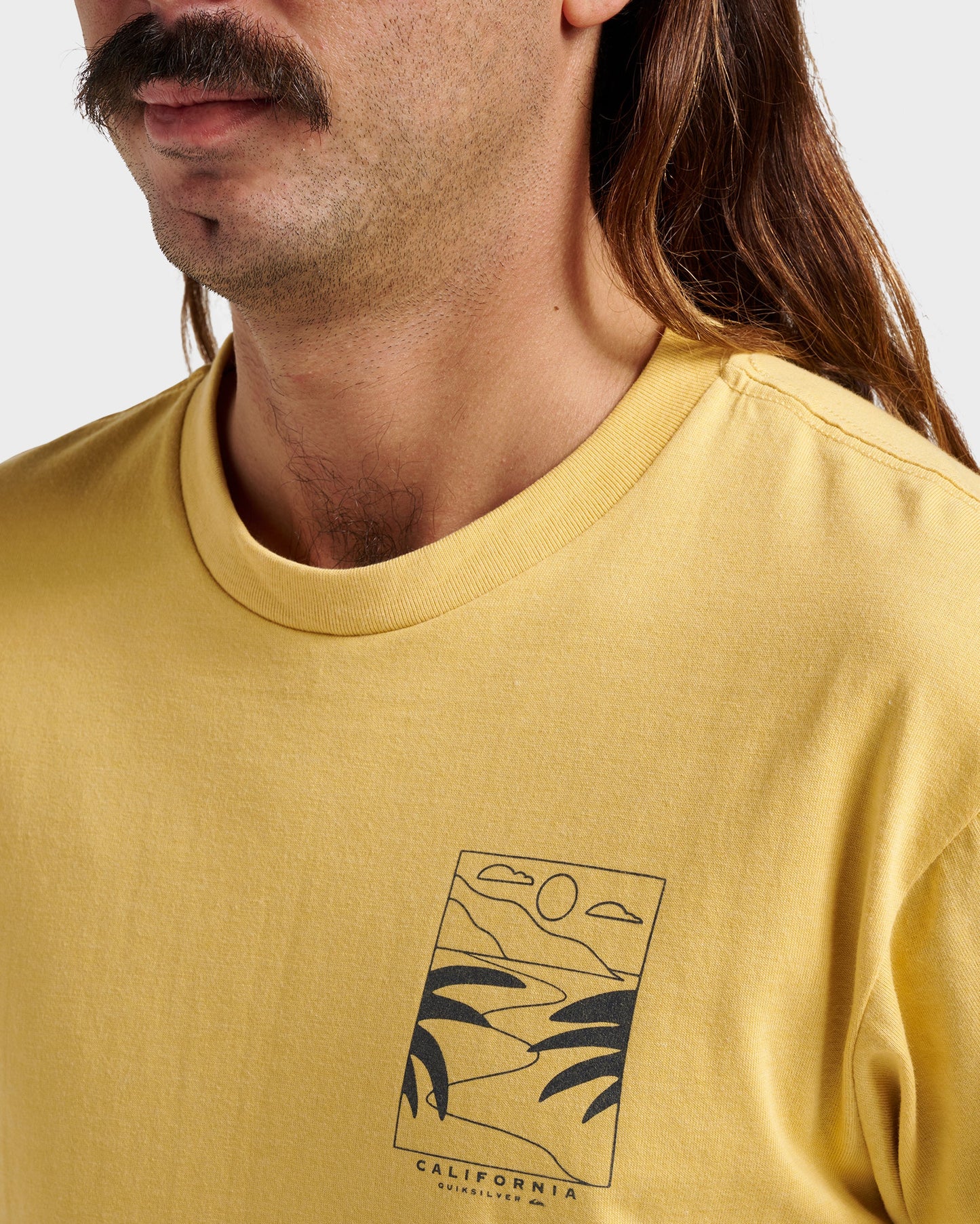 Quick Silver Ca Pch Cruising Classic T-shirt - Rattan Heather