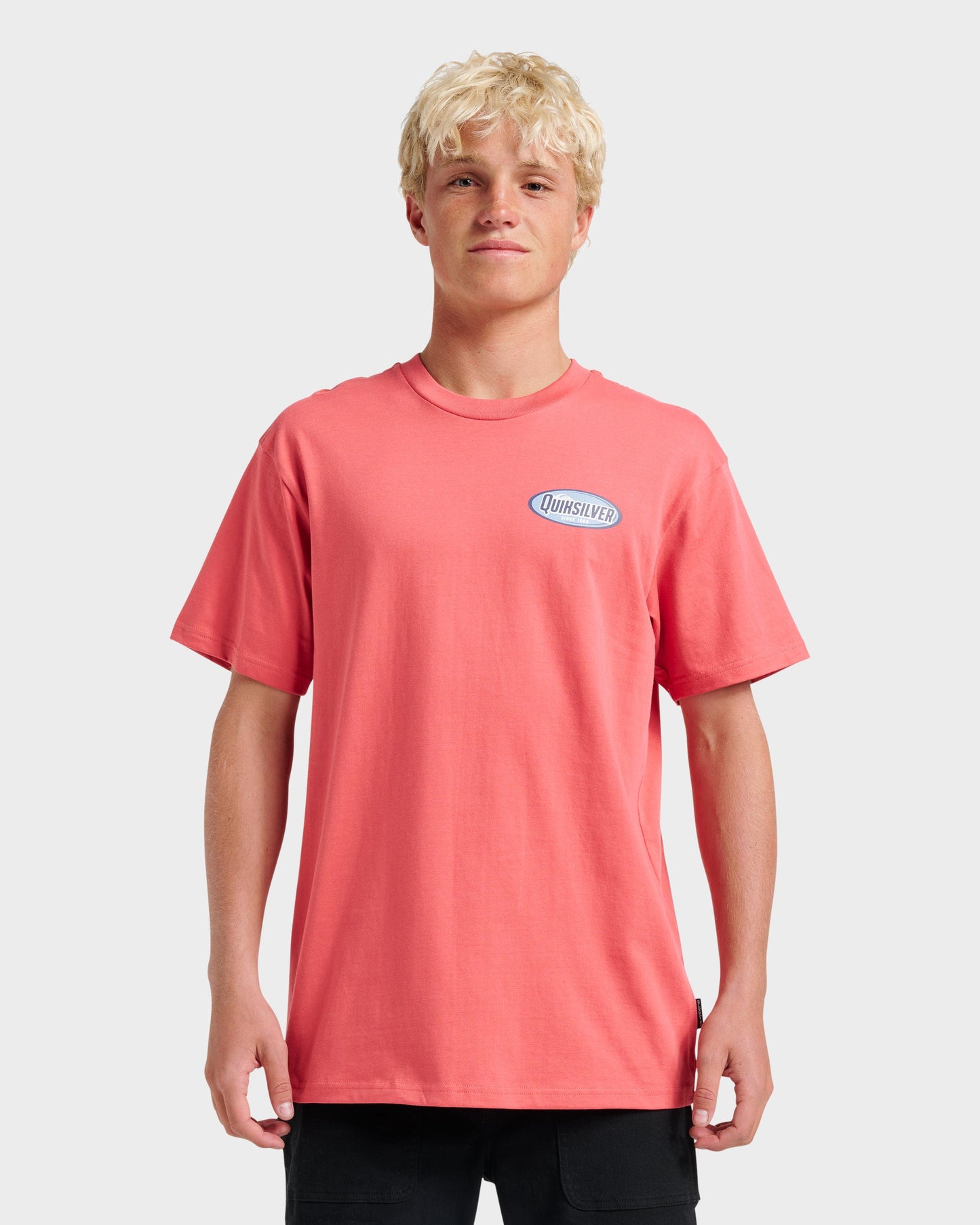 Quick Silver Cresent Speed Classic T-shirt - Mineral Red