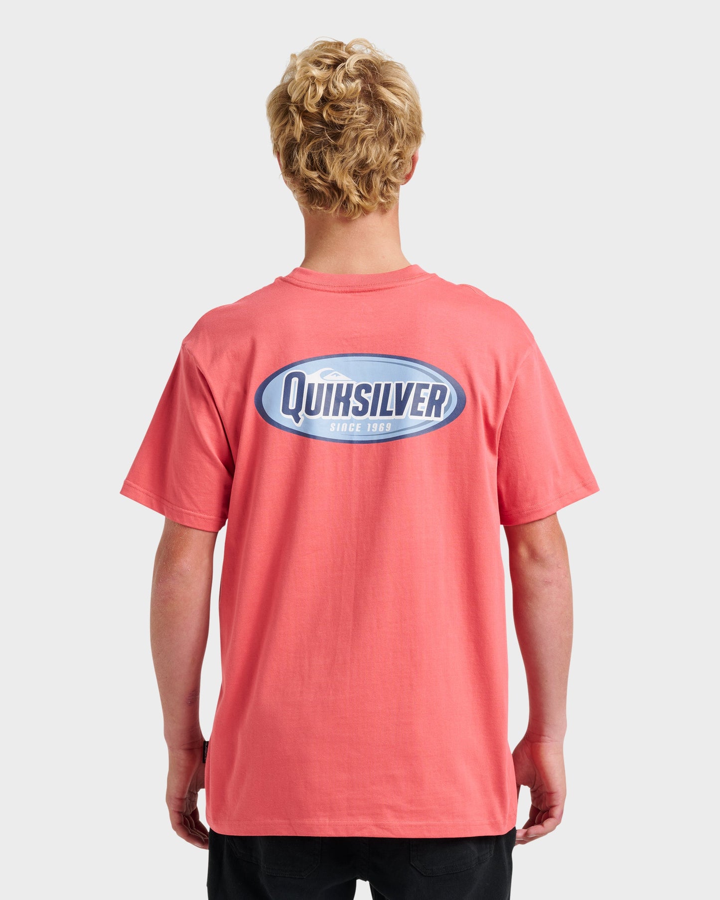 Quick Silver Cresent Speed Classic T-shirt - Mineral Red