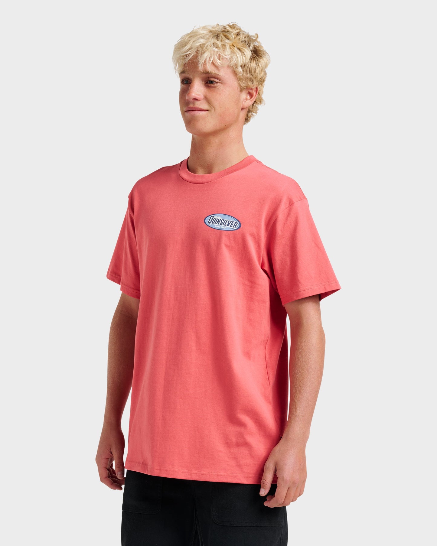 Quick Silver Cresent Speed Classic T-shirt - Mineral Red