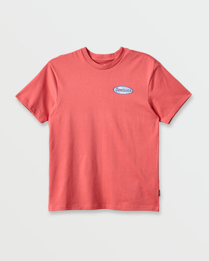 Quick Silver Cresent Speed Classic T-shirt - Mineral Red