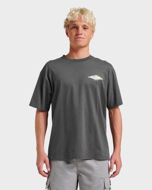 Quick Silver Waterman Diamond Classic T-shirt - Phantom