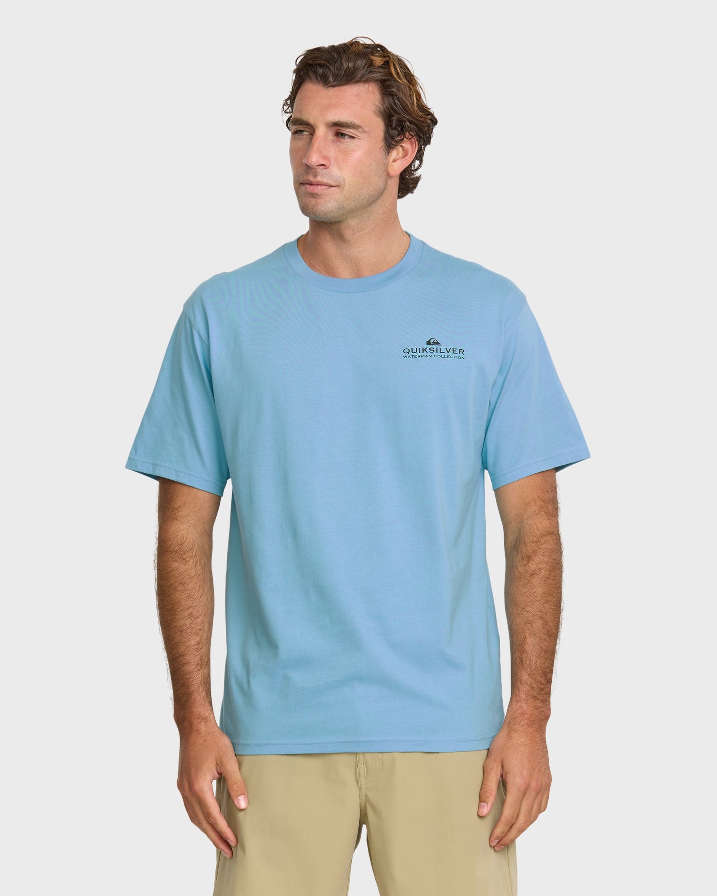Quick Silver Waterman Fishing Trip Classic T-shirt - Cali Blue