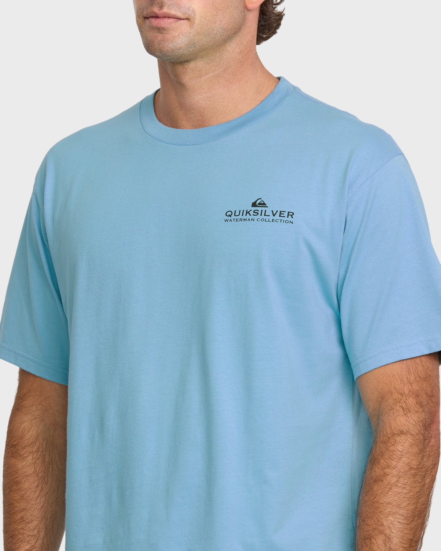Quick Silver Waterman Fishing Trip Classic T-shirt - Cali Blue
