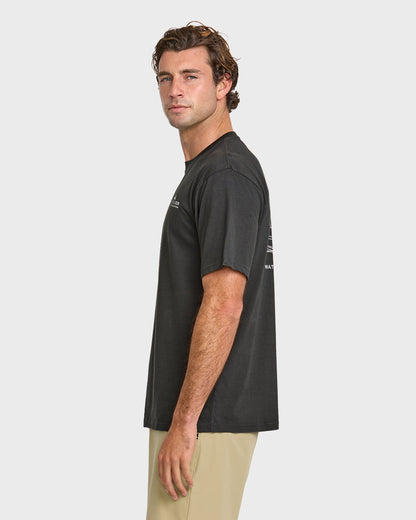 Quick Silver Waterman Fishing Trip Classic T-shirt - Phantom