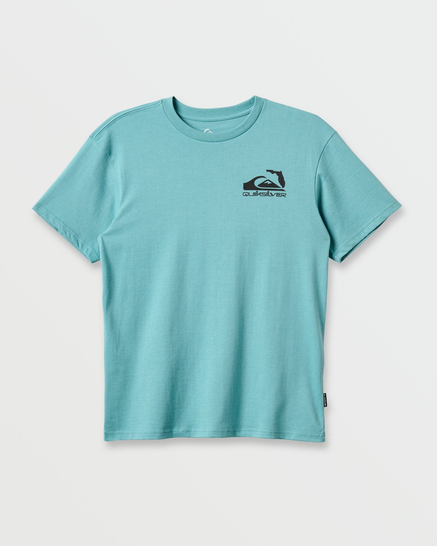 Quick Silver Fl Florida Lookout Point Classic T-shirt - Dusty Turquoise Heather