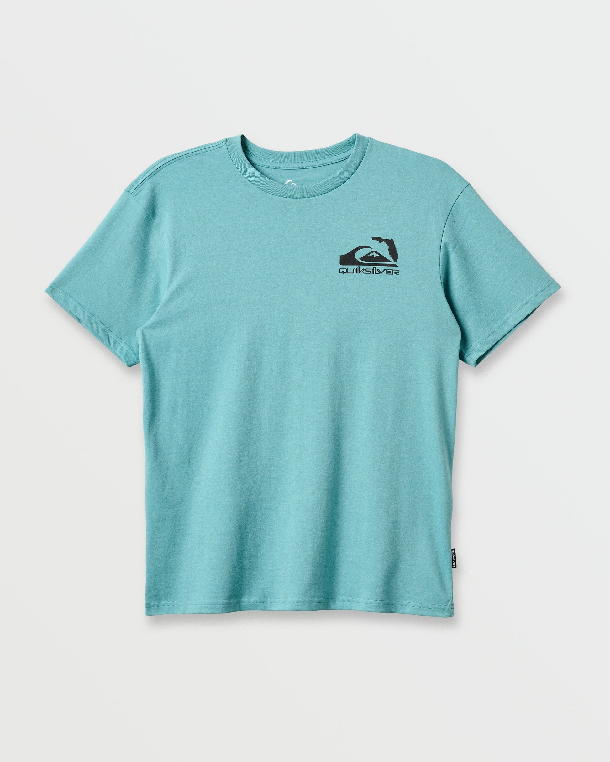 Quick Silver Fl Florida Lookout Point Classic T-shirt - Dusty Turquoise Heather