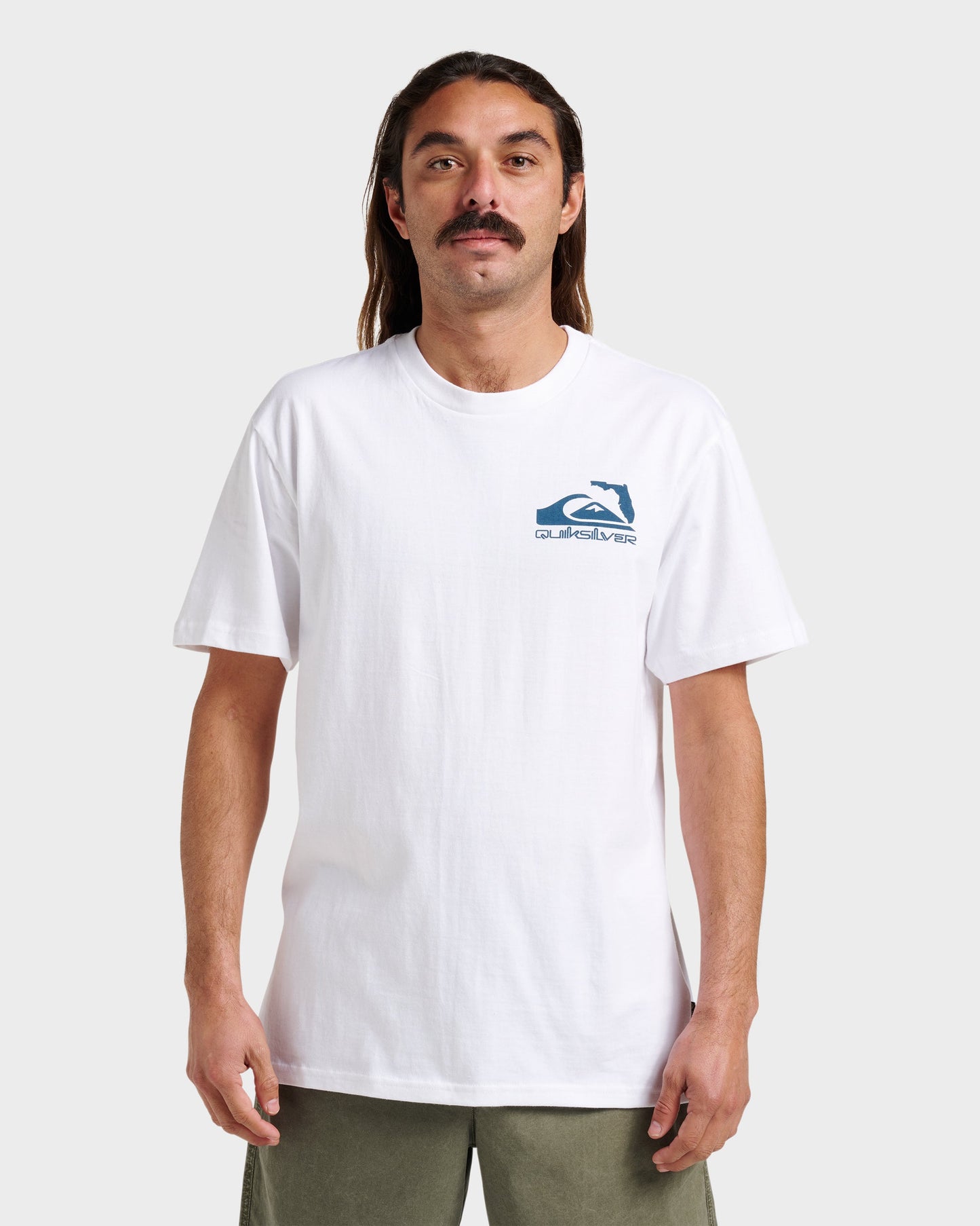 Quick Silver Fl Florida Lookout Point Classic T-shirt - White