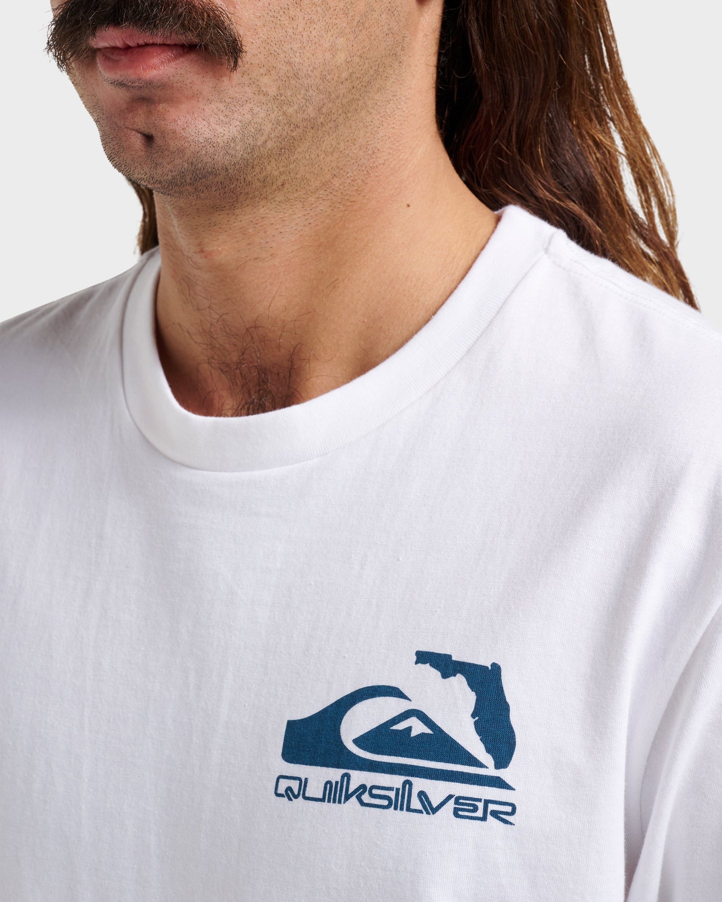 Quick Silver Fl Florida Lookout Point Classic T-shirt - White