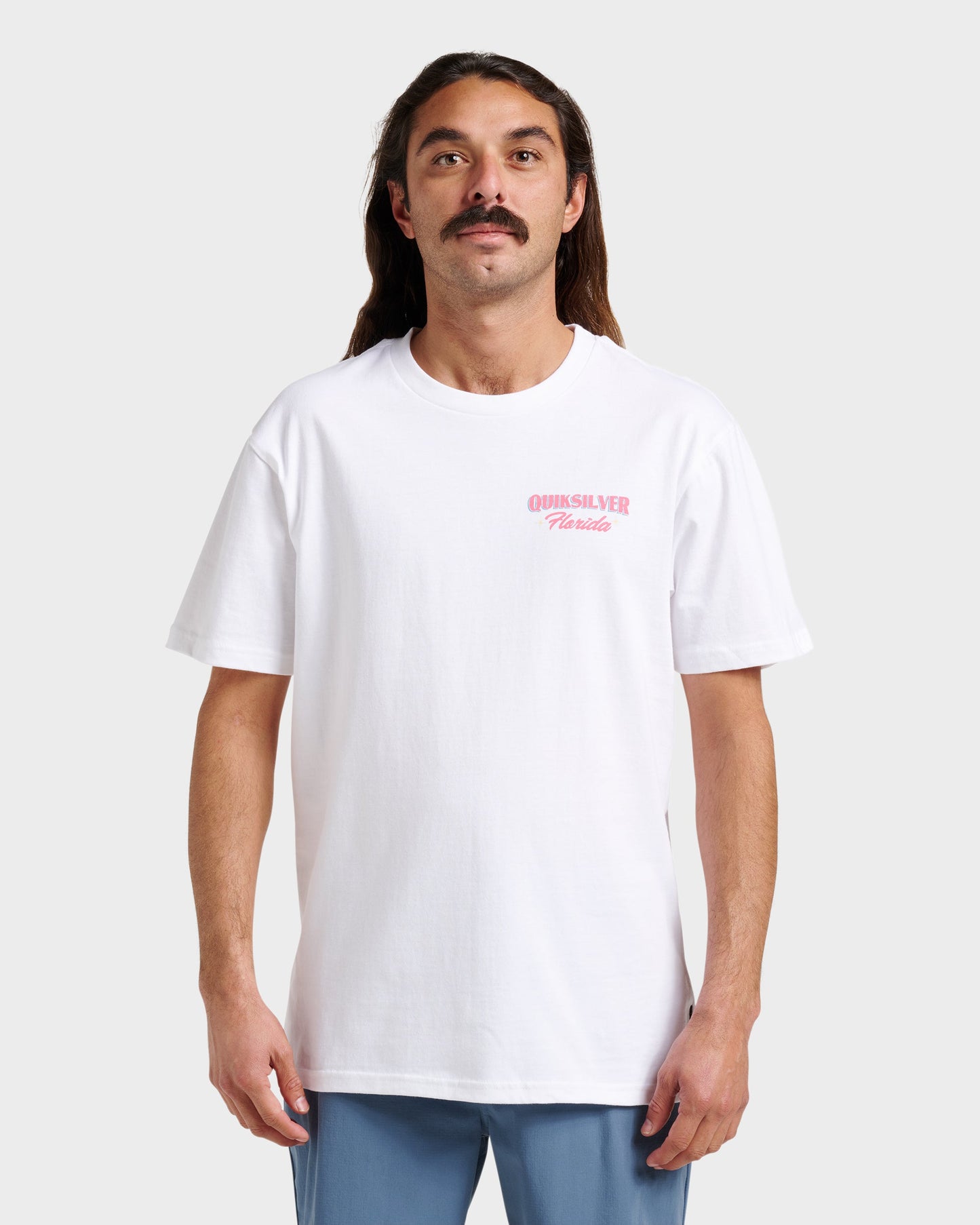 Quick Silver Fl Florida Time Classic T-shirt - White