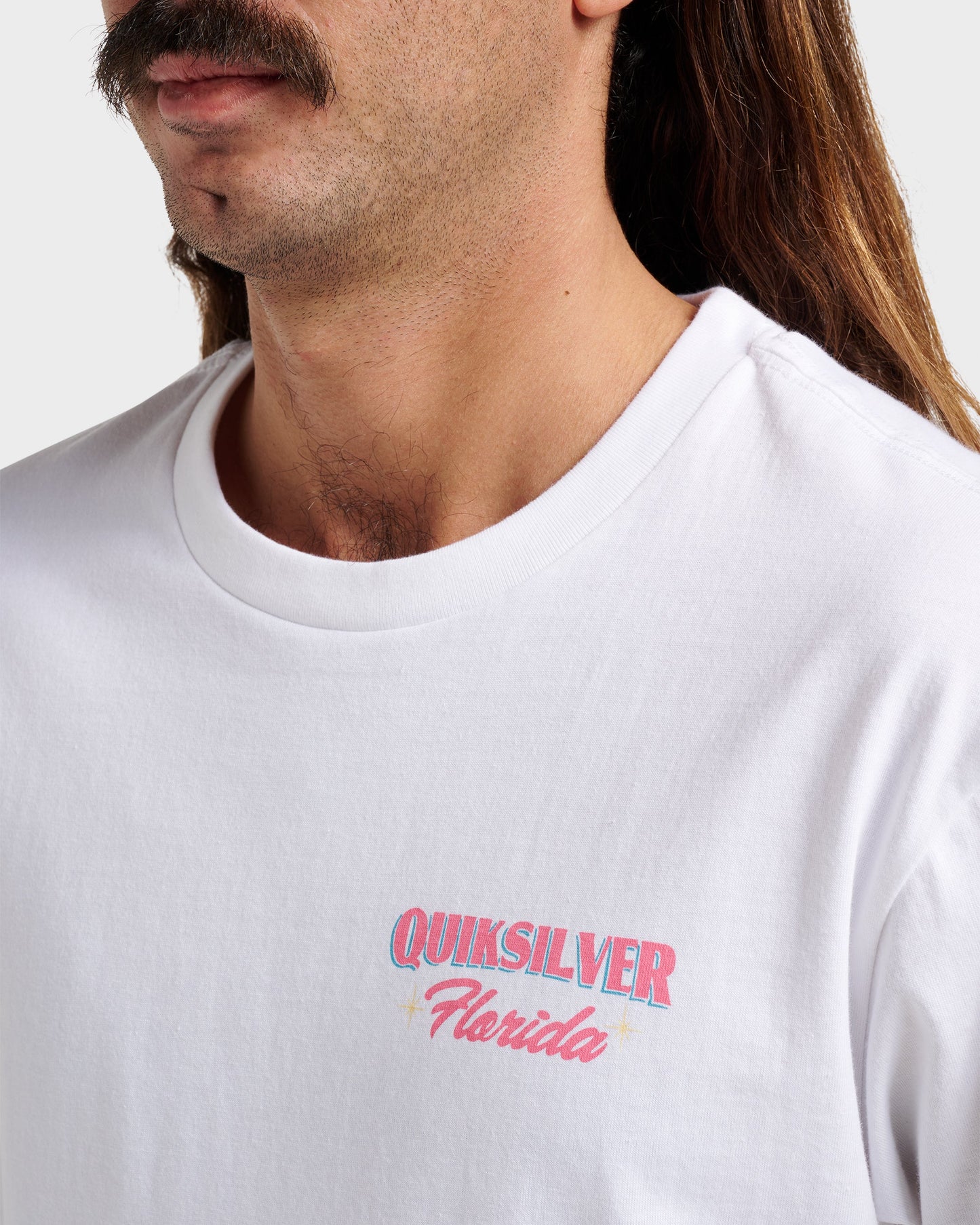 Quick Silver Fl Florida Time Classic T-shirt - White