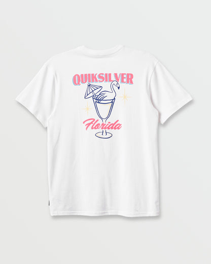 Quick Silver Fl Florida Time Classic T-shirt - White